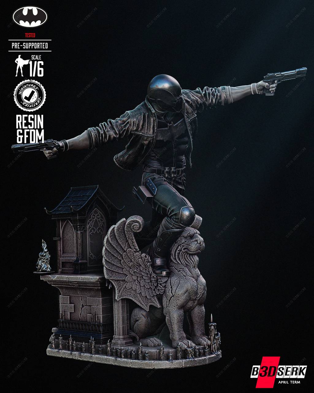 P站图纸印象馆 B3DSERK DC漫画 红头罩 B3DSERK DC漫画 红头罩