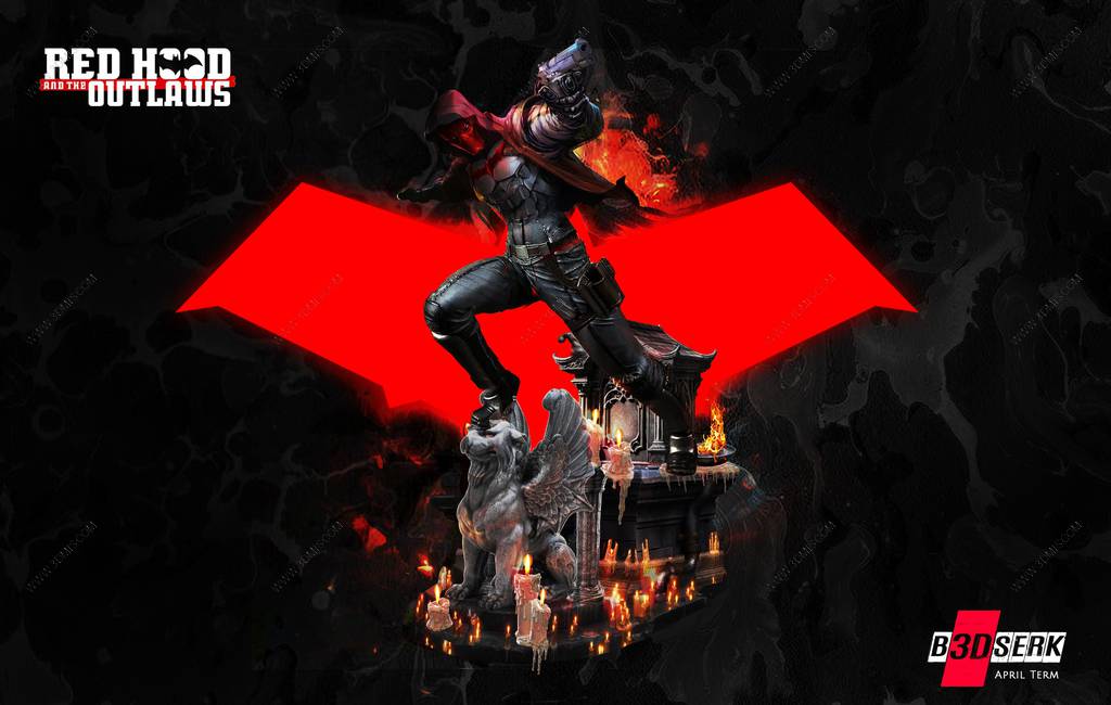 P站图纸印象馆 B3DSERK DC漫画 红头罩 B3DSERK DC漫画 红头罩