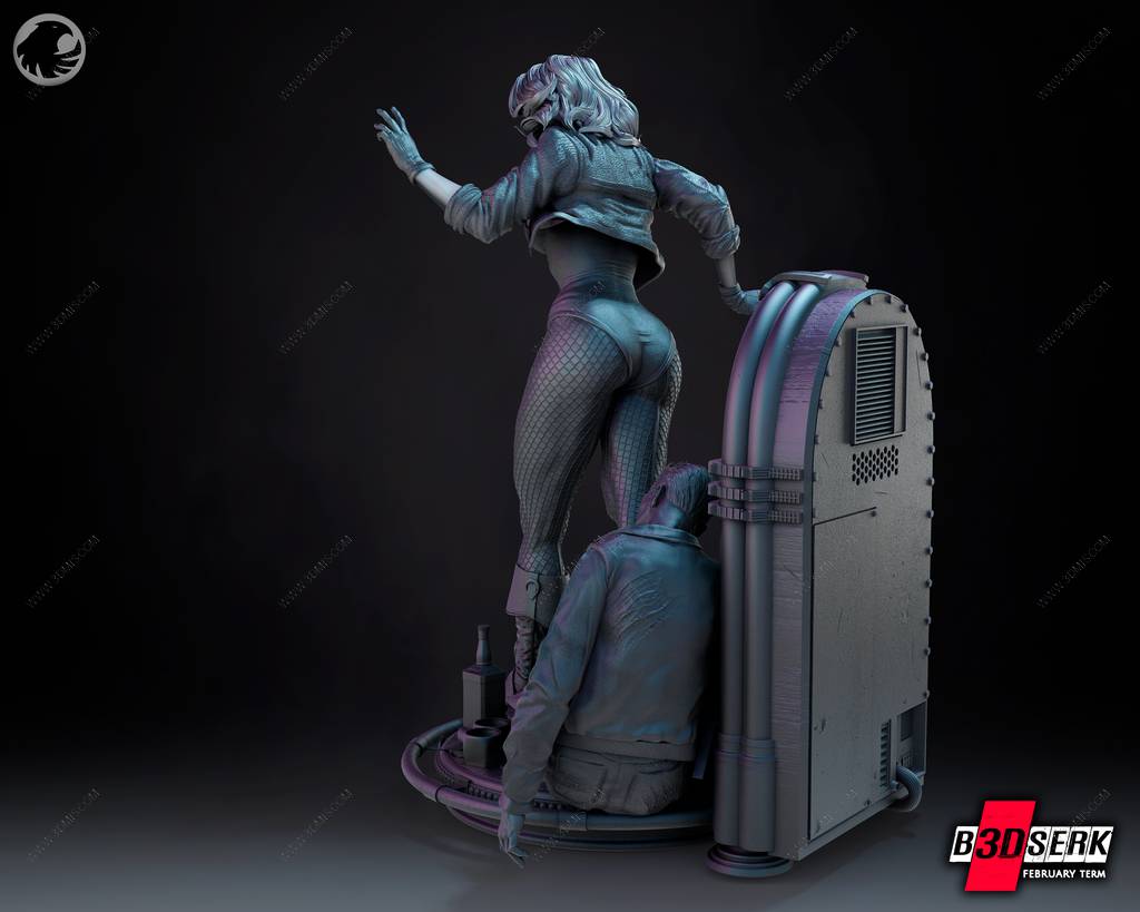 P站图纸印象馆 B3DSERK DC漫画 黑金丝雀 B3DSERK DC漫画 黑金丝雀