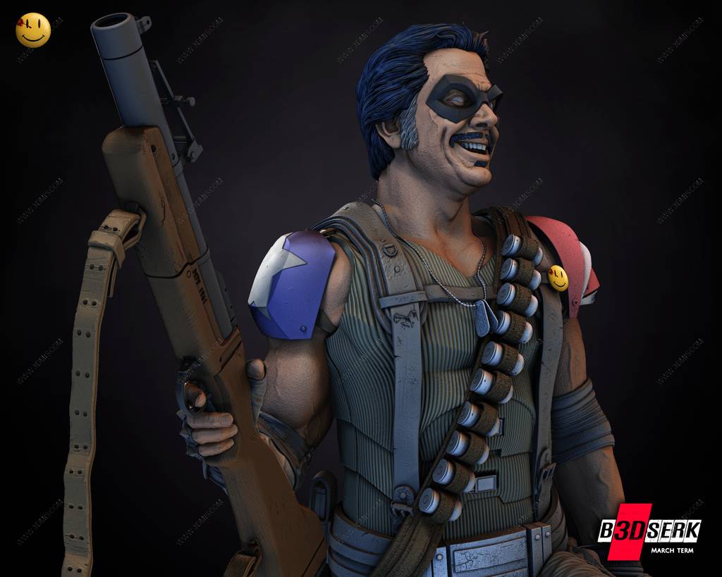 P站图纸印象馆 B3DSERK DC漫画 笑匠 B3DSERK DC漫画 笑匠