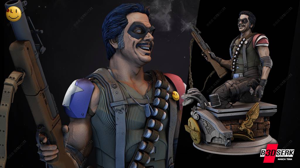 P站图纸印象馆 B3DSERK DC漫画 笑匠 B3DSERK DC漫画 笑匠