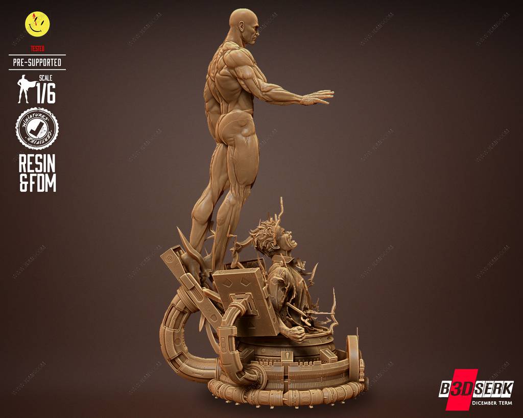 P站图纸印象馆 B3DSERK DC漫画 曼哈顿博士 B3DSERK DC漫画 曼哈顿博士