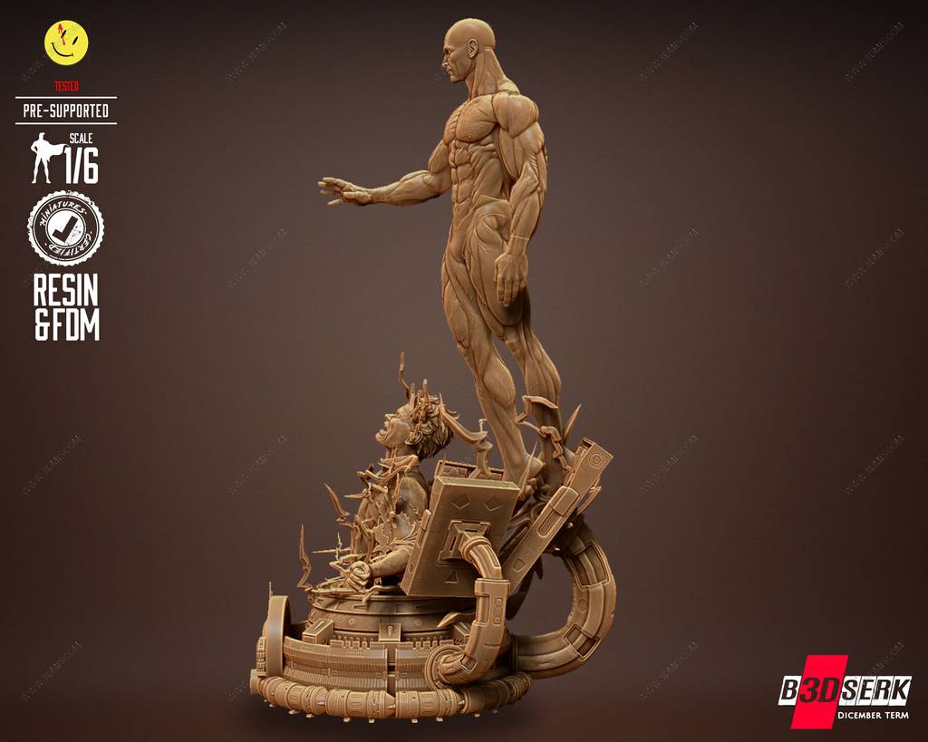 P站图纸印象馆 B3DSERK DC漫画 曼哈顿博士 B3DSERK DC漫画 曼哈顿博士