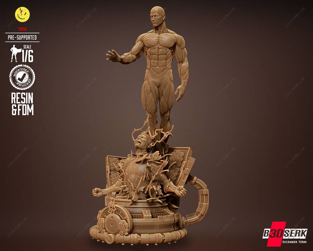 P站图纸印象馆 B3DSERK DC漫画 曼哈顿博士 B3DSERK DC漫画 曼哈顿博士