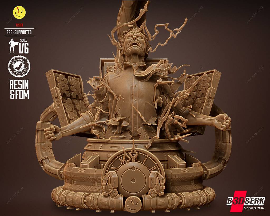 P站图纸印象馆 B3DSERK DC漫画 曼哈顿博士 B3DSERK DC漫画 曼哈顿博士