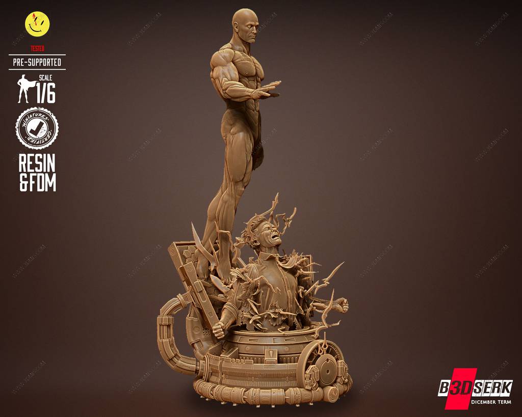 P站图纸印象馆 B3DSERK DC漫画 曼哈顿博士 B3DSERK DC漫画 曼哈顿博士