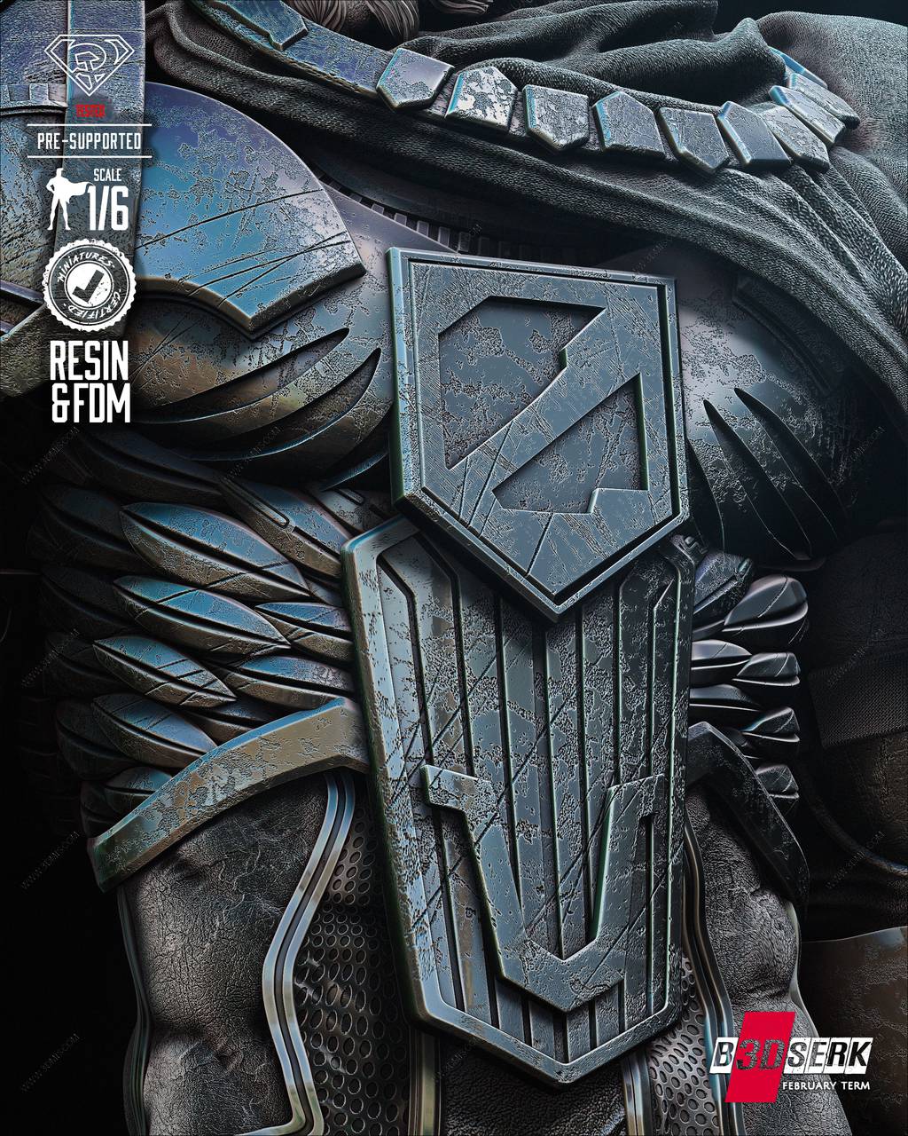 P站图纸印象馆 B3DSERK DC漫画 德鲁佐德和超人 B3DSERK DC漫画 德鲁佐德和超人