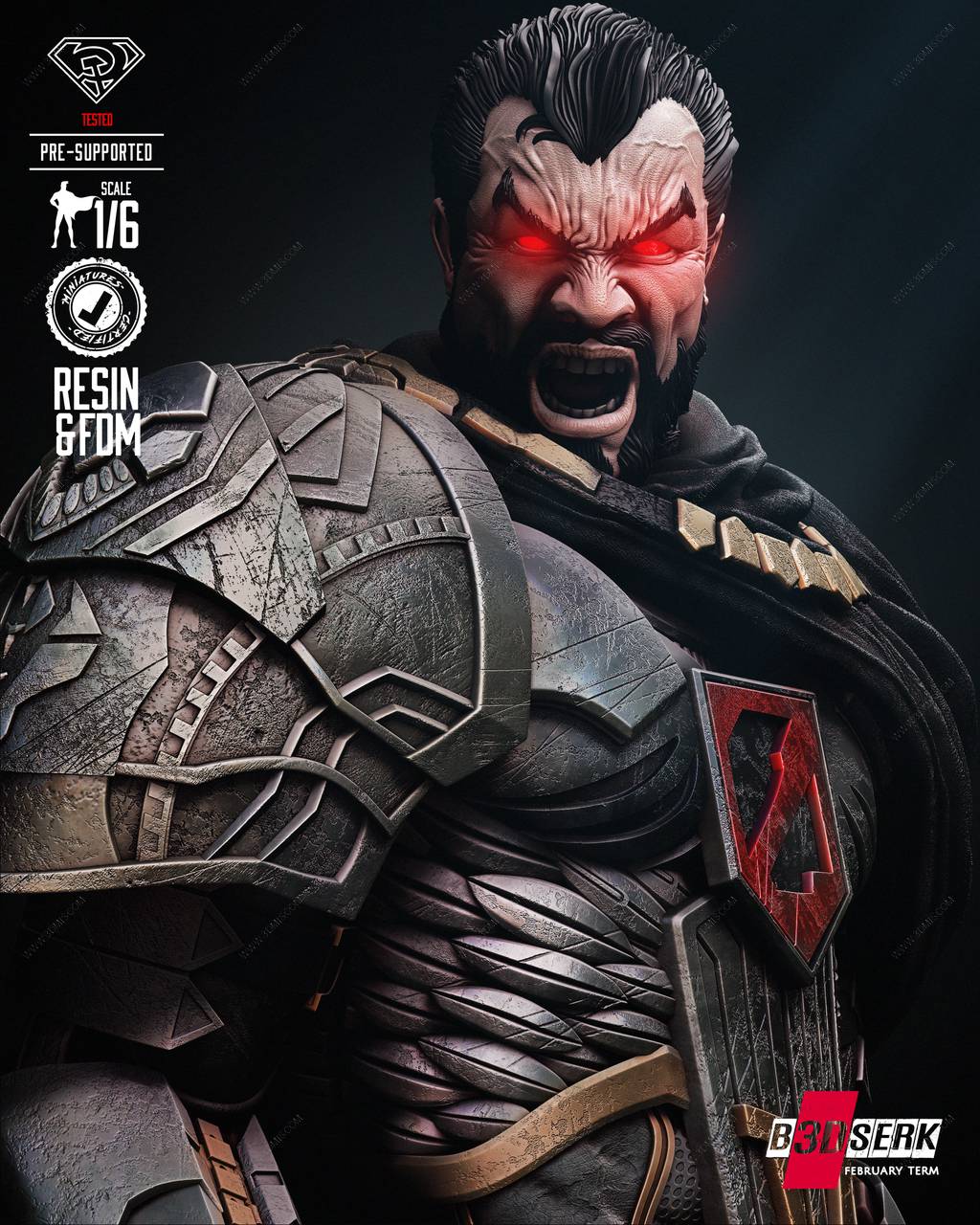 P站图纸印象馆 B3DSERK DC漫画 德鲁佐德和超人 B3DSERK DC漫画 德鲁佐德和超人