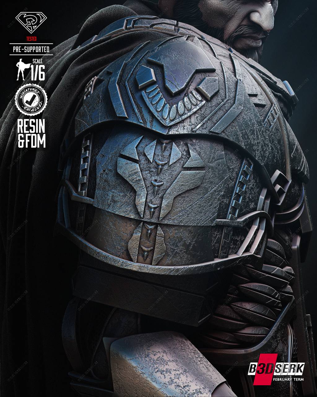 P站图纸印象馆 B3DSERK DC漫画 德鲁佐德和超人 B3DSERK DC漫画 德鲁佐德和超人