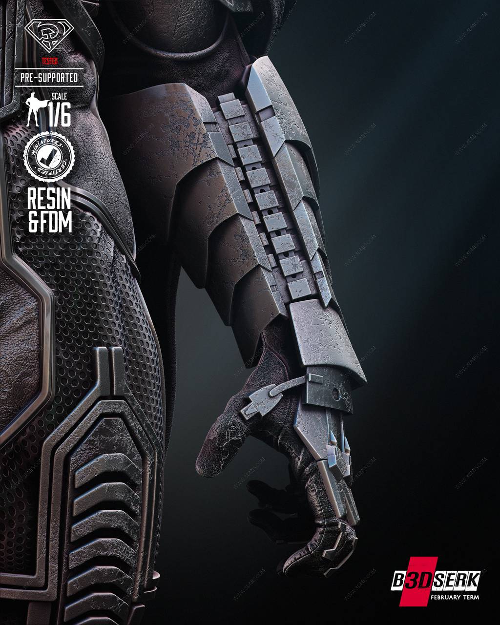 P站图纸印象馆 B3DSERK DC漫画 德鲁佐德和超人 B3DSERK DC漫画 德鲁佐德和超人