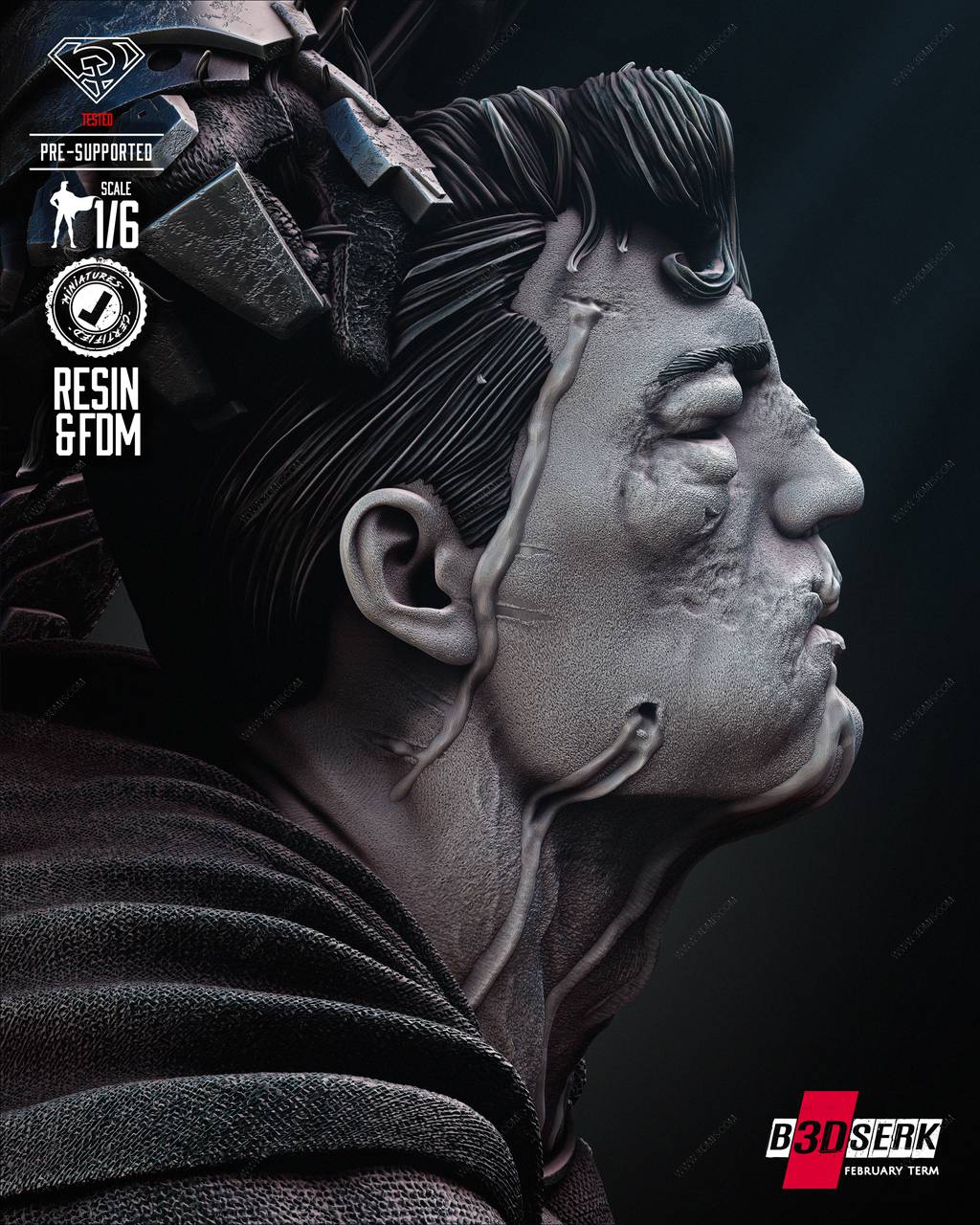 P站图纸印象馆 B3DSERK DC漫画 德鲁佐德和超人 B3DSERK DC漫画 德鲁佐德和超人