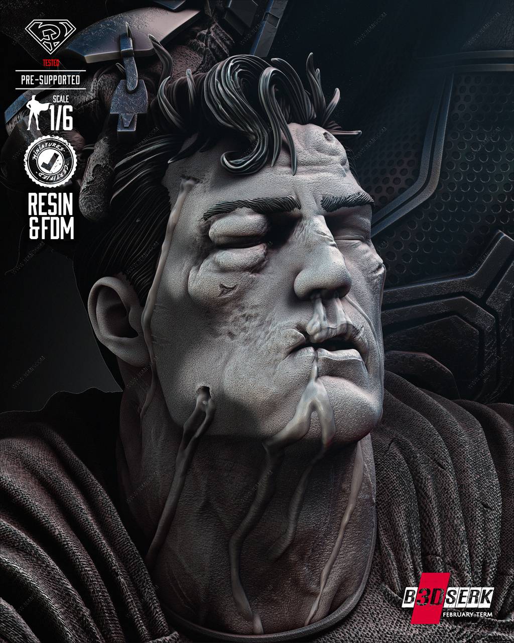 P站图纸印象馆 B3DSERK DC漫画 德鲁佐德和超人 B3DSERK DC漫画 德鲁佐德和超人