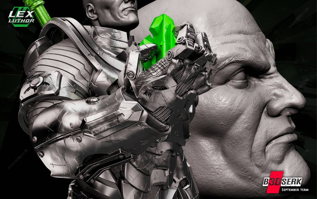 P站图纸印象馆 B3DSERK DC漫画 莱克斯·卢瑟 B3DSERK DC漫画 莱克斯·卢瑟