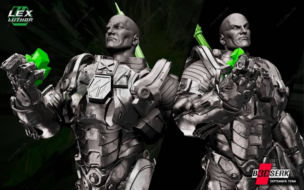 P站图纸印象馆 B3DSERK DC漫画 莱克斯·卢瑟 B3DSERK DC漫画 莱克斯·卢瑟