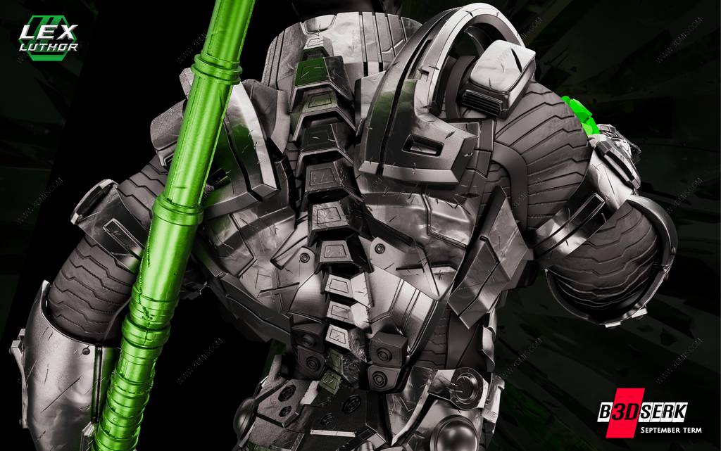 P站图纸印象馆 B3DSERK DC漫画 莱克斯·卢瑟 B3DSERK DC漫画 莱克斯·卢瑟