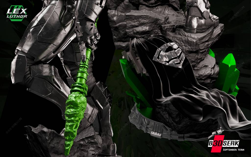 P站图纸印象馆 B3DSERK DC漫画 莱克斯·卢瑟 B3DSERK DC漫画 莱克斯·卢瑟