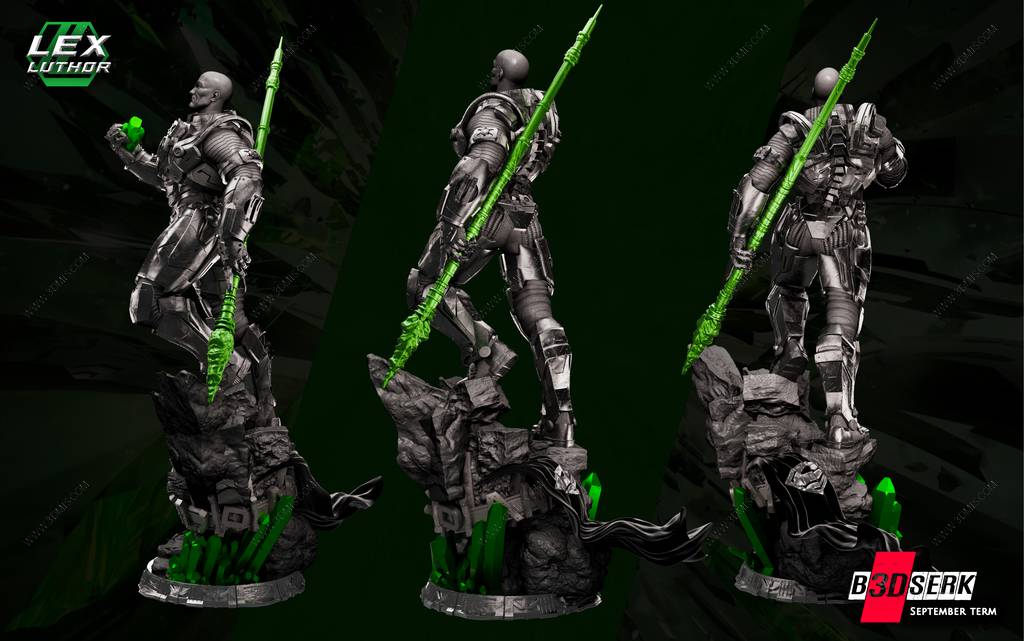 P站图纸印象馆 B3DSERK DC漫画 莱克斯·卢瑟 B3DSERK DC漫画 莱克斯·卢瑟