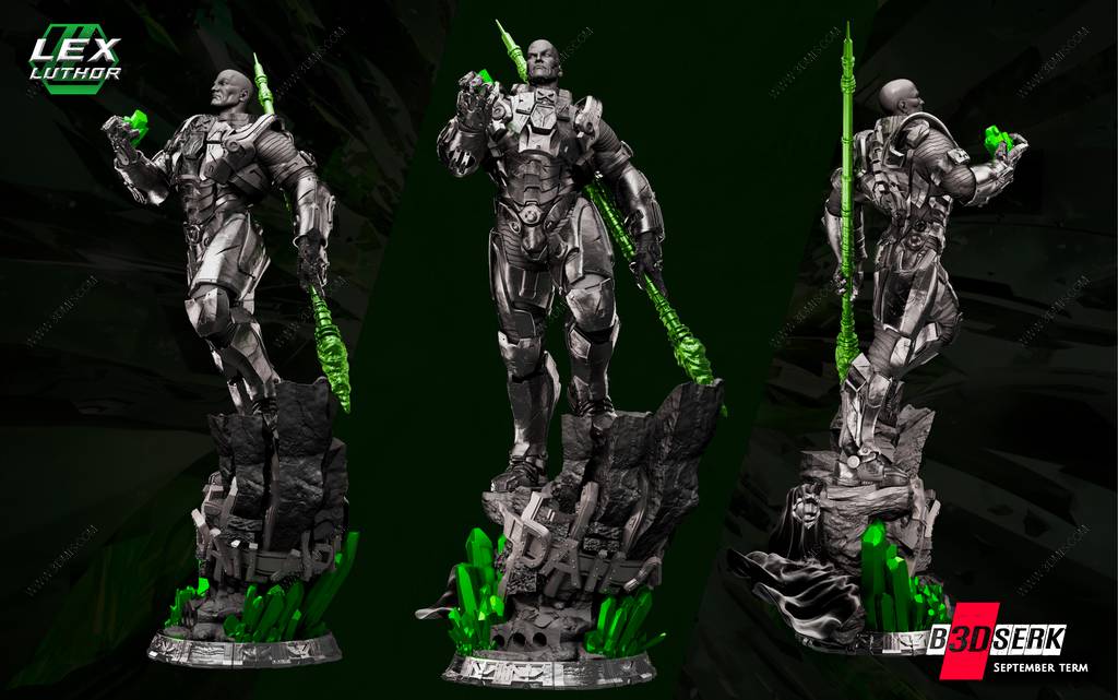 P站图纸印象馆 B3DSERK DC漫画 莱克斯·卢瑟 B3DSERK DC漫画 莱克斯·卢瑟