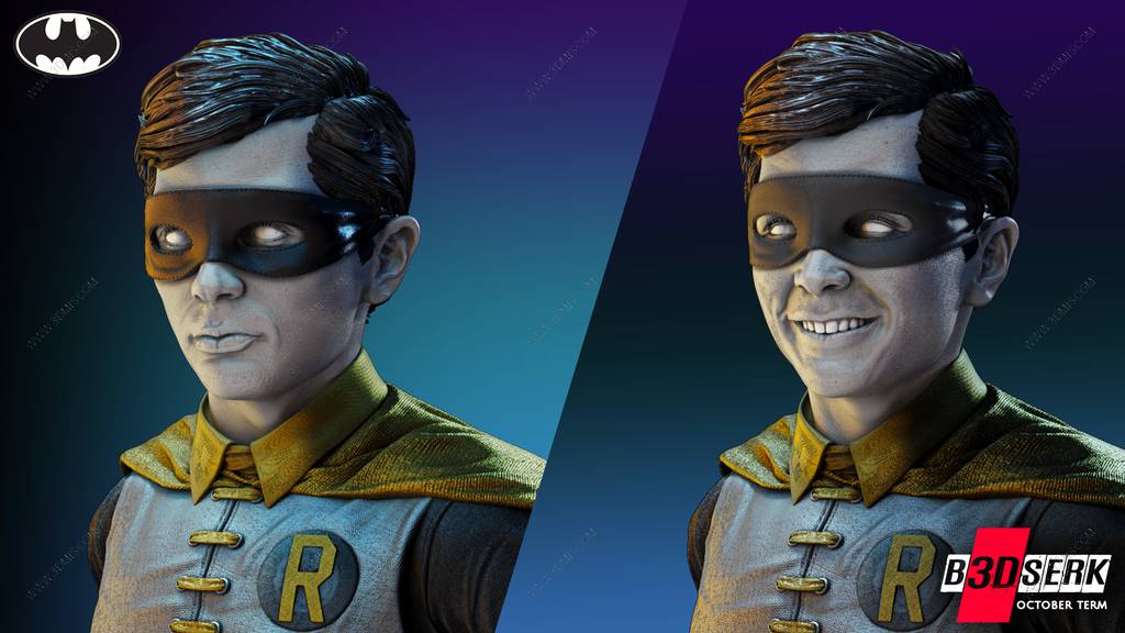 P站图纸印象馆 B3DSERK DC漫画 罗宾 B3DSERK DC漫画 罗宾