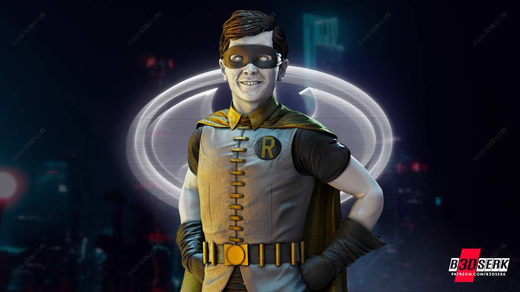 P站图纸印象馆 B3DSERK DC漫画 罗宾 B3DSERK DC漫画 罗宾