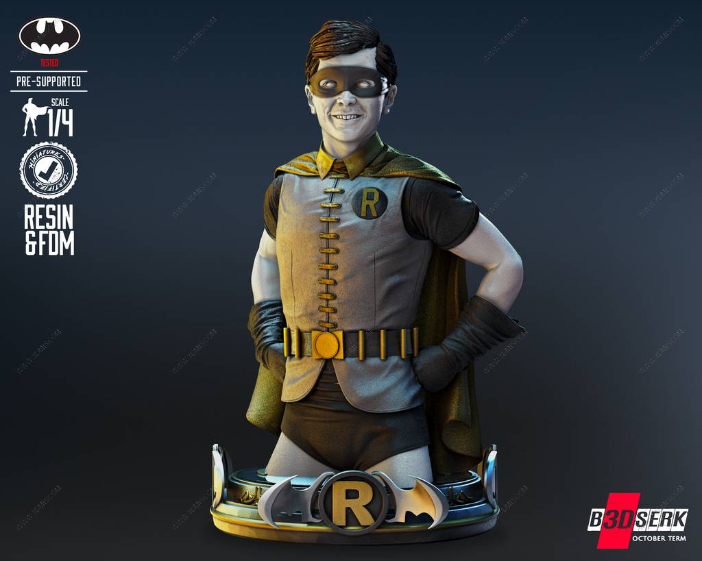 P站图纸印象馆 B3DSERK DC漫画 罗宾 B3DSERK DC漫画 罗宾