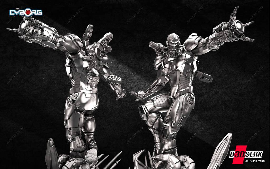 P站图纸印象馆 B3DSERK DC漫画 维克多·斯通 B3DSERK DC漫画 维克多·斯通