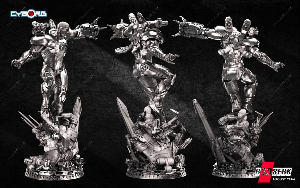 P站图纸印象馆 B3DSERK DC漫画 维克多·斯通 B3DSERK DC漫画 维克多·斯通