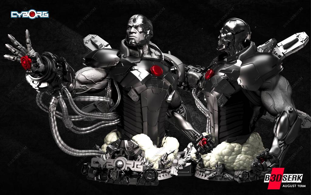 P站图纸印象馆 B3DSERK DC漫画 维克多·斯通 B3DSERK DC漫画 维克多·斯通