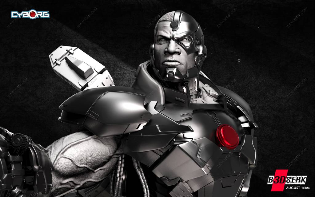 P站图纸印象馆 B3DSERK DC漫画 维克多·斯通 B3DSERK DC漫画 维克多·斯通