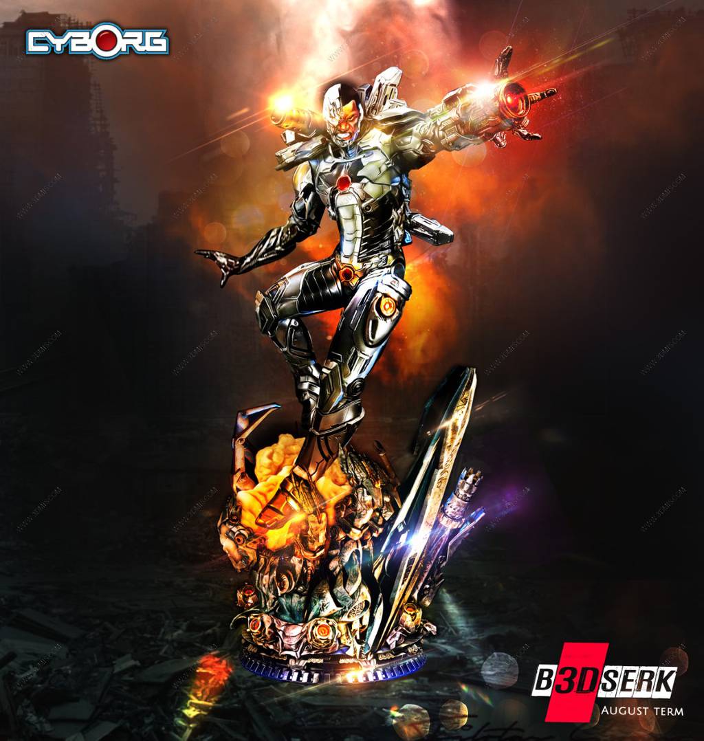 P站图纸印象馆 B3DSERK DC漫画 维克多·斯通 B3DSERK DC漫画 维克多·斯通