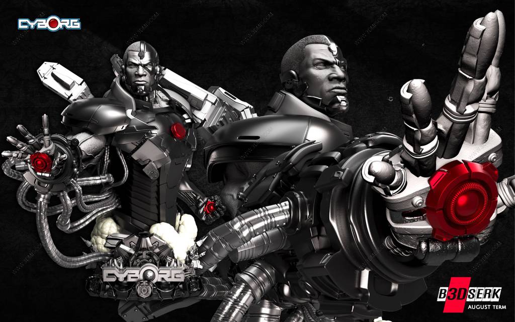 P站图纸印象馆 B3DSERK DC漫画 维克多·斯通 B3DSERK DC漫画 维克多·斯通