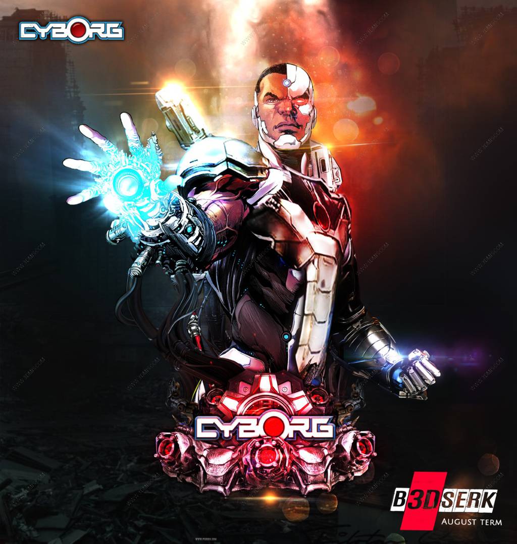 P站图纸印象馆 B3DSERK DC漫画 维克多·斯通 B3DSERK DC漫画 维克多·斯通