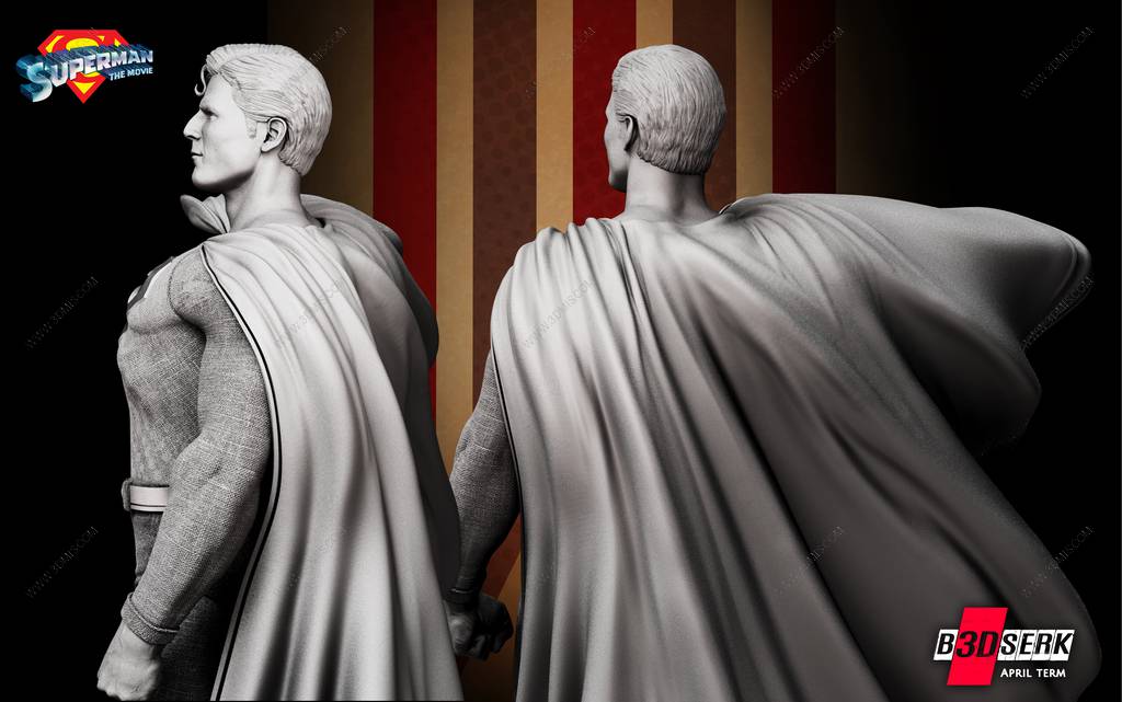 P站图纸印象馆 B3DSERK DC漫画 超人 B3DSERK DC漫画 超人