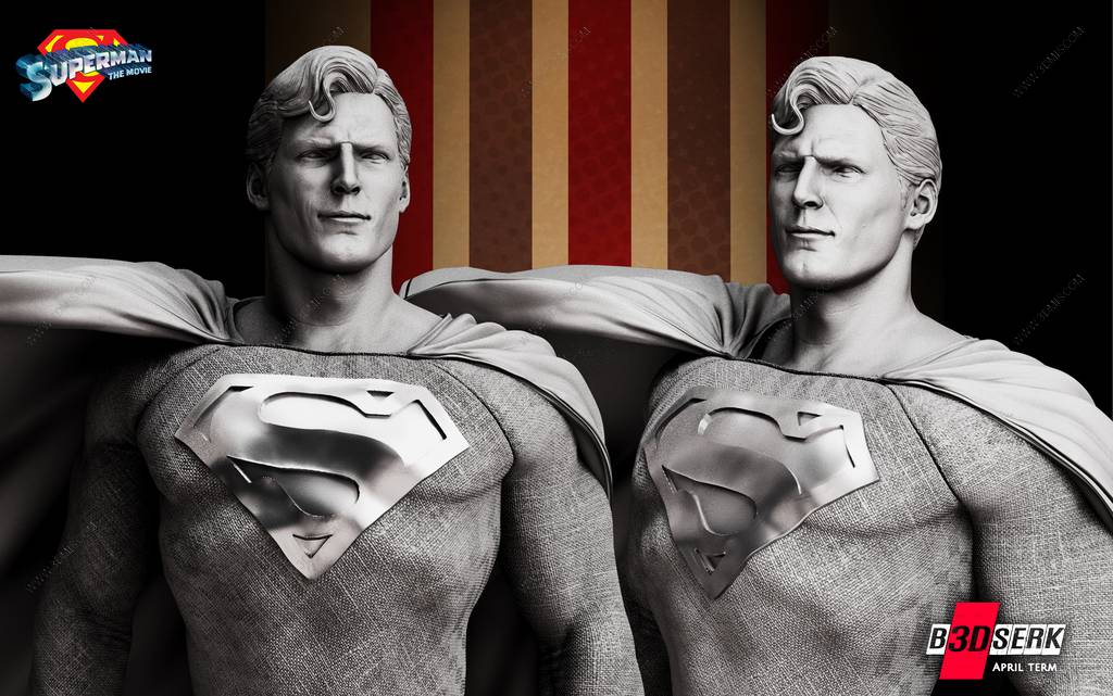 P站图纸印象馆 B3DSERK DC漫画 超人 B3DSERK DC漫画 超人