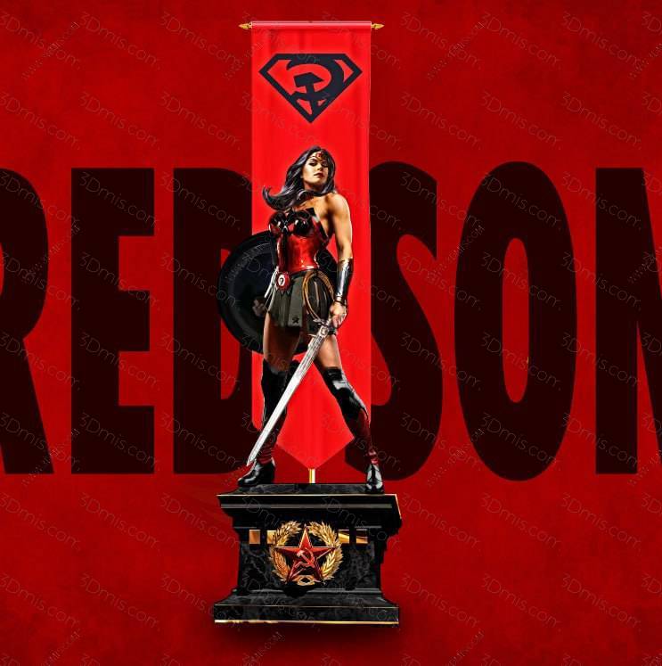 P站图纸印象馆 B3DSERK DC漫画 神奇女侠 B3DSERK DC漫画 神奇女侠