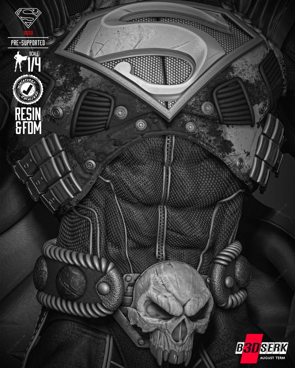 P站图纸印象馆 B3DSERK DC漫画 黑暗超人 B3DSERK DC漫画 黑暗超人