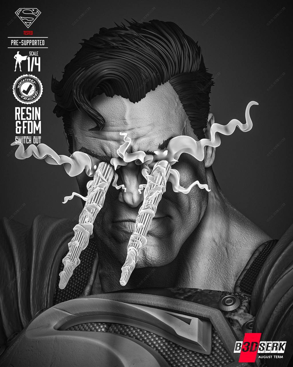 P站图纸印象馆 B3DSERK DC漫画 黑暗超人 B3DSERK DC漫画 黑暗超人