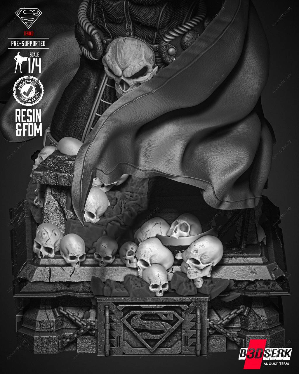 P站图纸印象馆 B3DSERK DC漫画 黑暗超人 B3DSERK DC漫画 黑暗超人