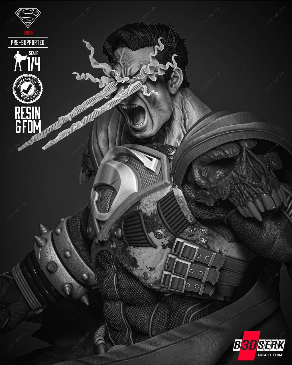 P站图纸印象馆 B3DSERK DC漫画 黑暗超人 B3DSERK DC漫画 黑暗超人