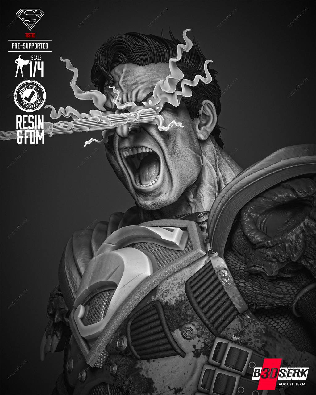 P站图纸印象馆 B3DSERK DC漫画 黑暗超人 B3DSERK DC漫画 黑暗超人