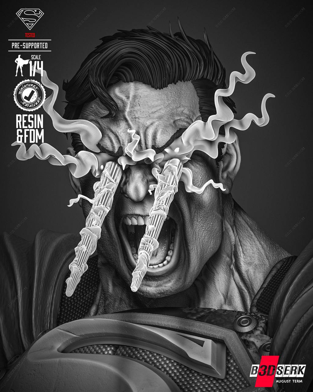 P站图纸印象馆 B3DSERK DC漫画 黑暗超人 B3DSERK DC漫画 黑暗超人