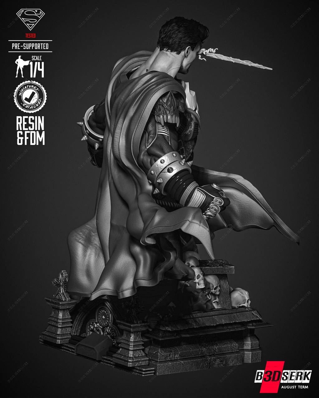 P站图纸印象馆 B3DSERK DC漫画 黑暗超人 B3DSERK DC漫画 黑暗超人