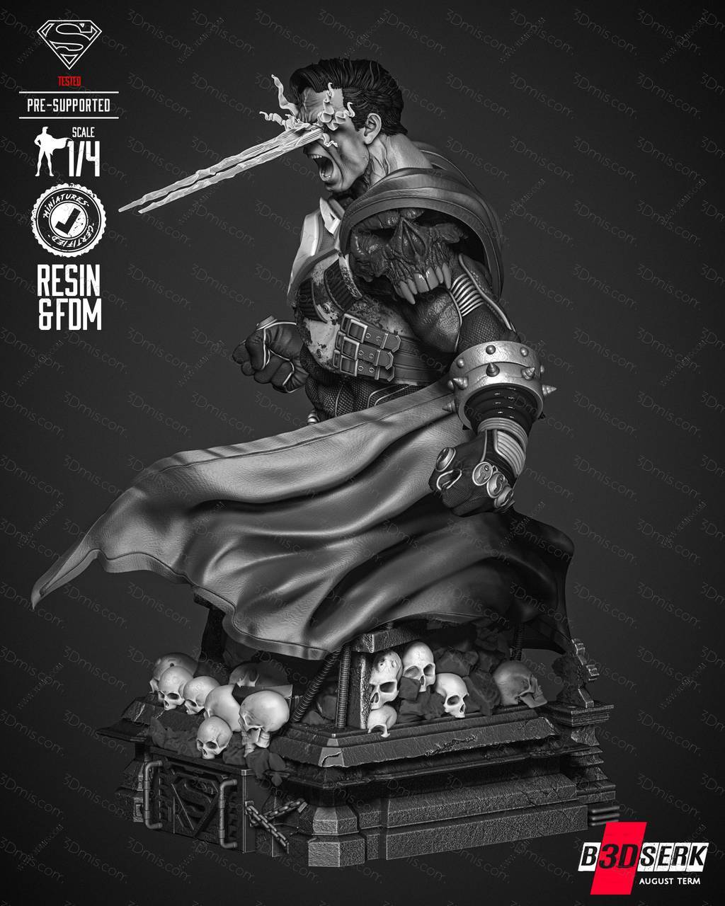 P站图纸印象馆 B3DSERK DC漫画 黑暗超人 B3DSERK DC漫画 黑暗超人