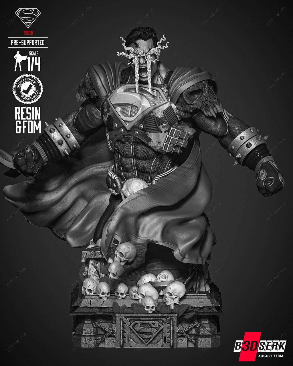 P站图纸印象馆 B3DSERK DC漫画 黑暗超人 B3DSERK DC漫画 黑暗超人