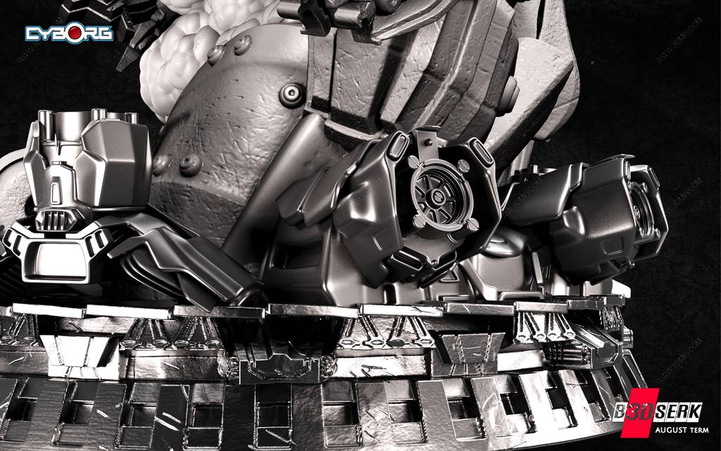 P站图纸印象馆 B3DSERK DC漫画 维克多·斯通 B3DSERK DC漫画 维克多·斯通