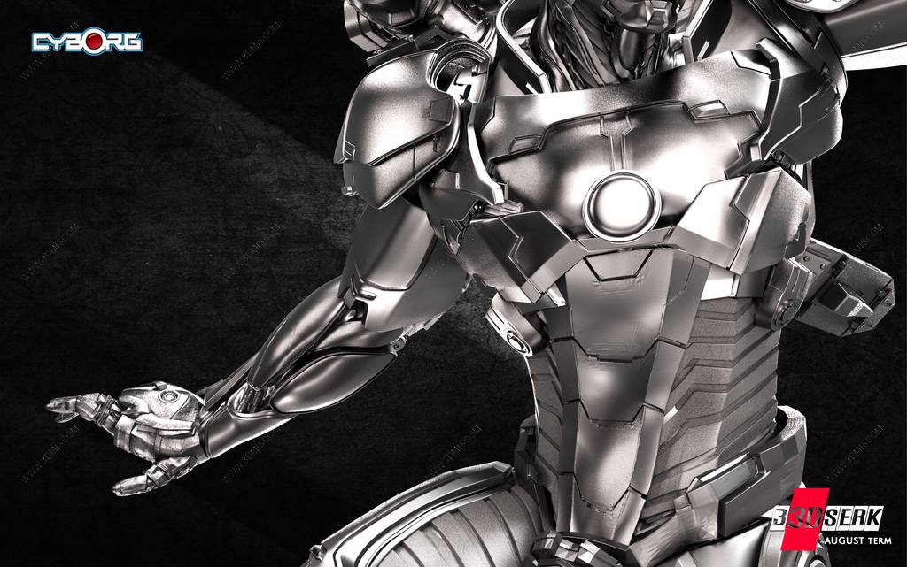 P站图纸印象馆 B3DSERK DC漫画 维克多·斯通 B3DSERK DC漫画 维克多·斯通