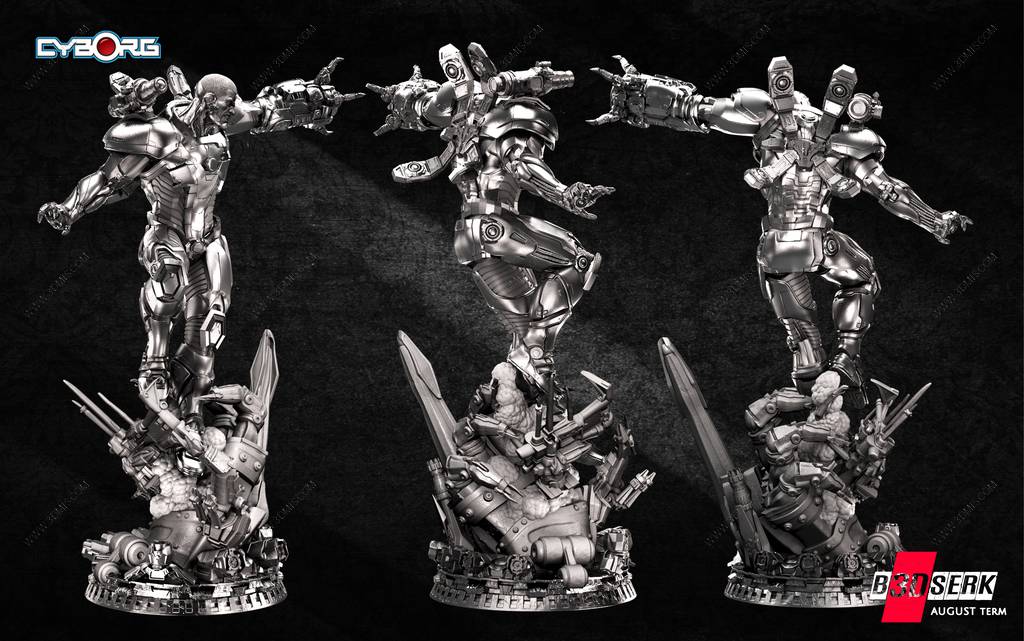 P站图纸印象馆 B3DSERK DC漫画 维克多·斯通 B3DSERK DC漫画 维克多·斯通