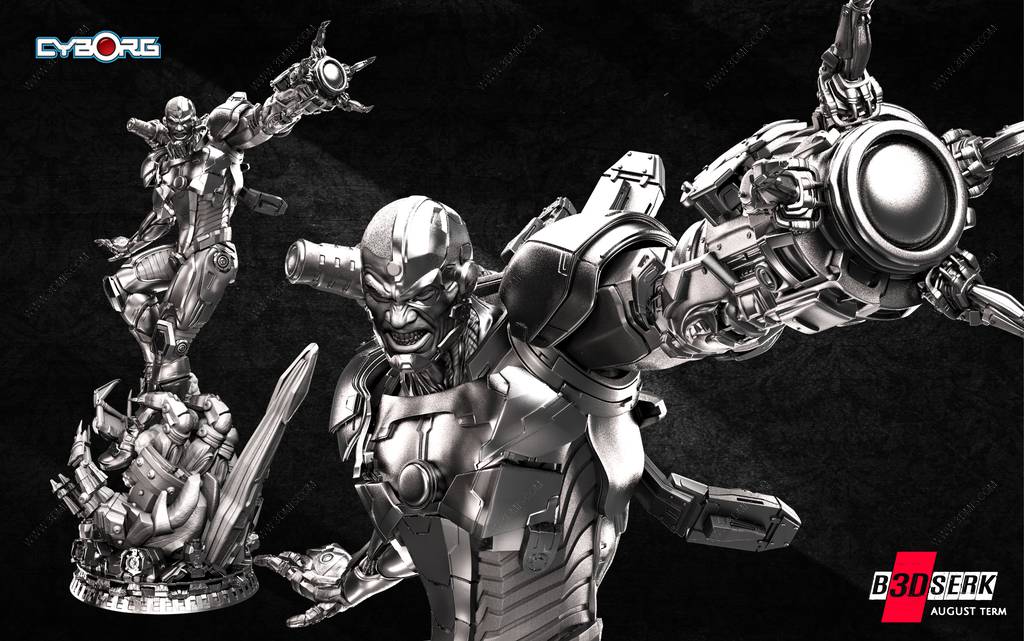 P站图纸印象馆 B3DSERK DC漫画 维克多·斯通 B3DSERK DC漫画 维克多·斯通