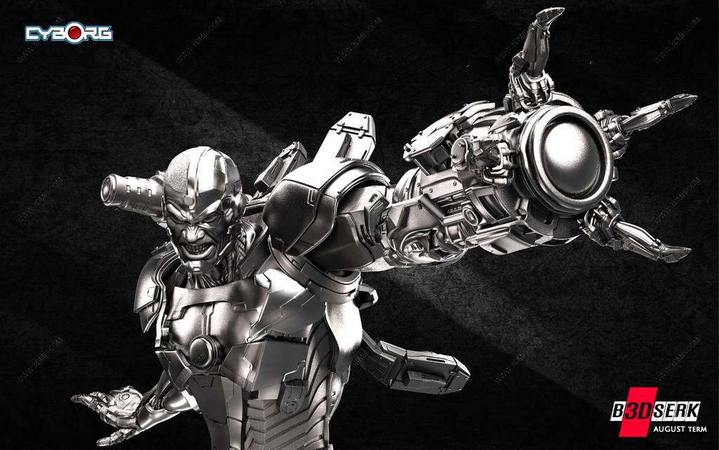 P站图纸印象馆 B3DSERK DC漫画 维克多·斯通 B3DSERK DC漫画 维克多·斯通