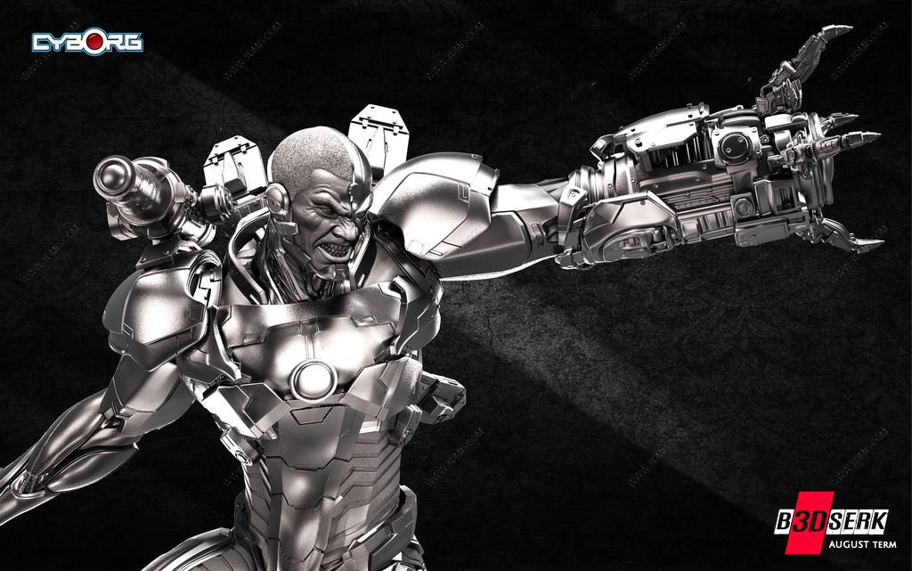 P站图纸印象馆 B3DSERK DC漫画 维克多·斯通 B3DSERK DC漫画 维克多·斯通